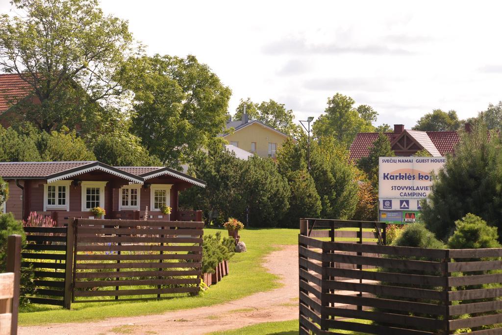 Atostogu Nameliai Karkles Kopos Villa Bagian luar foto