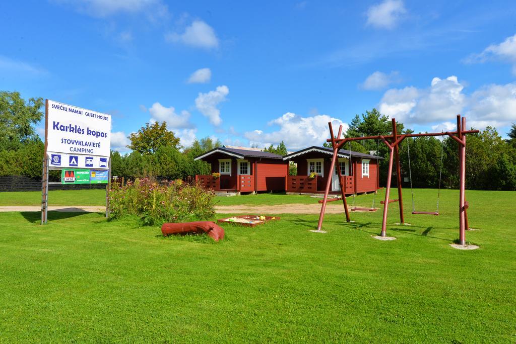 Atostogu Nameliai Karkles Kopos Villa Bagian luar foto